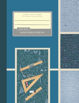 Paperback Graph Paper Notebook: Quad Ruled 5 squares per inch: Math and Science Composition Notebook for Students (Notebooks For Students) * Large (8. Book