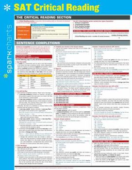 SAT Critical Reading SparkCharts - Book  of the SparkCharts