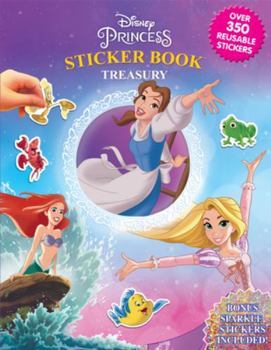 Hardcover Disney Princess #2 Sticker Book Treasury Book