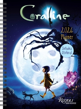 Home Coraline 2026 Planner Calendar (Includes Stickers) Book