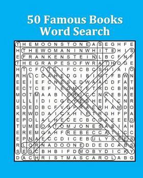Paperback 50 Famous Books Word Search Book