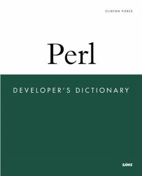 Paperback Perl Developer's Dictionary Book
