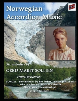 Paperback Norwegian Accordion Music: Six melodies by Gerd Marit Sollien Book