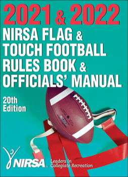 Paperback 2021 & 2022 NIRSA Flag & Touch Football Rules Book & Officials' Manual Book