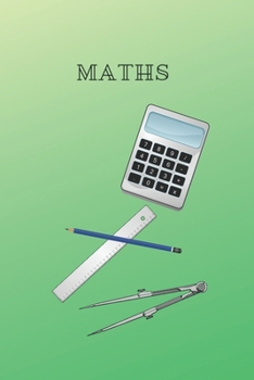 Notebook with squared paper 240 pages, 6x9 School Notebook, bilateral, two-sided, Maths, Biology (Two-sides notebooks)