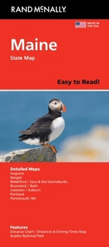 Loose Leaf Rand McNally Easy to Read: Maine State Map Book