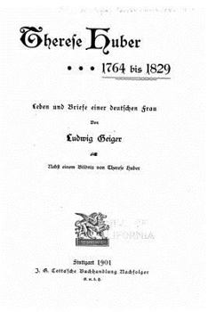 Paperback Therese Huber, 1764 Bis 1829 [German] Book