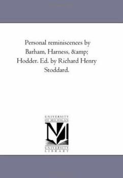 Personal Reminiscences by Barham, Harness and Hodder