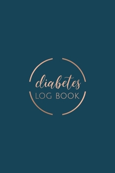 Diabetes Log Book: Dark Blue Color Diabetic Log Book | Diabetic Food Journal | 6x9 inches, 100 pages