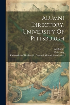 Paperback Alumni Directory, University Of Pittsburgh Book