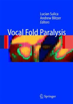 Paperback Vocal Fold Paralysis Book