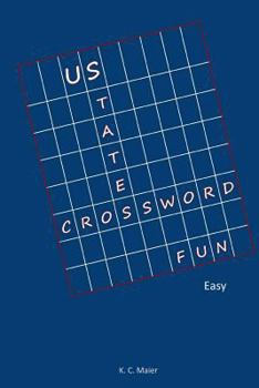 Paperback US States Crossword Fun Book