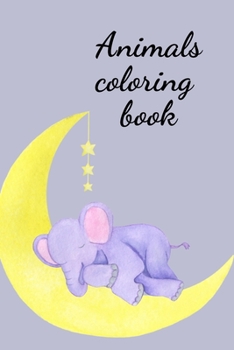 Paperback Animals coloring book