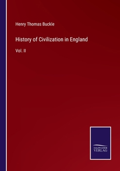 Paperback History of Civilization in England: Vol. II Book