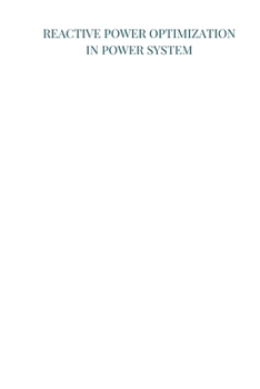 Paperback Reactive power optimization in power system Book