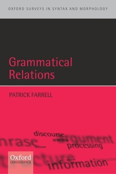 Paperback Grammatical Relations Book