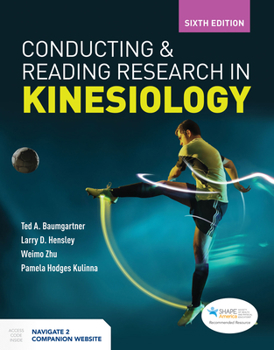 Paperback Conducting and Reading Research in Kinesiology Book