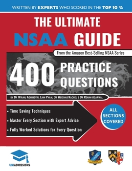 Paperback The Ultimate NSAA Guide: 400 Practice Questions, Fully Worked Solutions, Time Saving Techniques, Score Boosting Strategies, 2019 Edition, UniAd Book