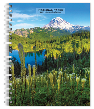 Ring-bound National Parks 2025 6 X 7.75 Inch Spiral-Bound Wire-O Weekly Engagement Planner Calendar New Full-Color Image Every Week Book