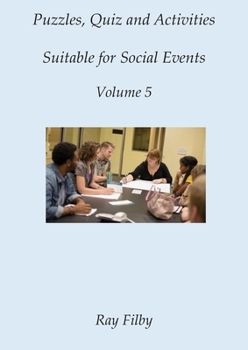 Paperback Puzzles, Quiz and Activities suitable for Social Events Volume 5 Book
