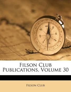 Paperback Filson Club Publications, Volume 30 Book