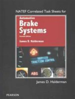 Paperback Natef Correlated Task Sheets for Automotive Brake Systems Book