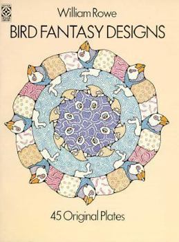 Paperback Coloring Book: Bird Fantasies Book