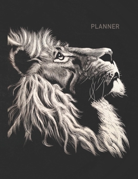 Planner: Lion 2 Year Weekly Planning Organizer | 2020 - 2021 | January 20 - December 21 | Writing Notebook | Productive Datebook Calendar Schedule | Plan Days, Set Goals & Get Stuff Done