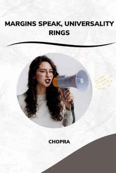 Paperback Margins Speak, Universality Rings Book