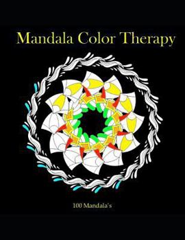 Paperback Mándala Color Therapy Book