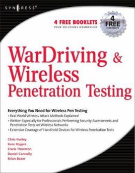 Paperback Wardriving & Wireless Penetration Testing Book