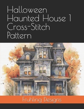 Paperback Halloween Haunted House 1 Cross-Stitch Pattern Book