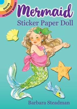 Paperback Mermaid Sticker Paper Doll Book