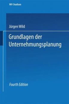 Paperback Grundlagen Der Unternehmungsplanung [German] Book