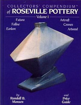 Hardcover Collectors' Compendium of Roseville Pottery and Price Guide Book