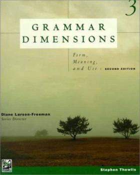 Mass Market Paperback Grammar Dimensions Book 3: Form, Meaning, and Use Book