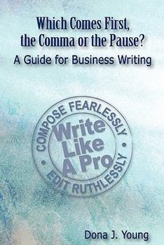 Paperback Which Comes First, the Comma or the Pause? Book