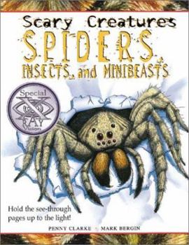 Paperback Spiders, Insects, and Minibeasts (Scary Creatures) Book