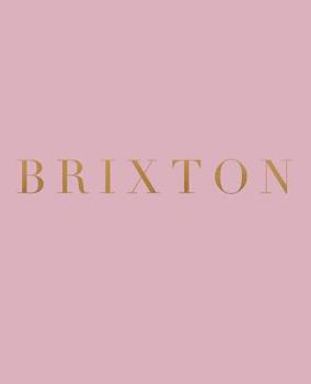 Brixton: A decorative book for coffee tables, bookshelves and interior design styling | Stack deco books together to create a custom look (Neighborhoods of London in Blush)