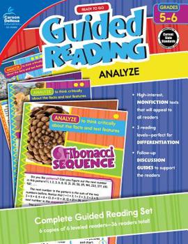 Paperback Ready to Go Guided Reading: Analyze, Grades 5 - 6 Book