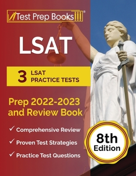 Paperback LSAT Prep 2022-2023: 3 LSAT Practice Tests and Review Book [8th Edition] Book