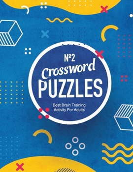 Paperback Crossword Puzzles: Best Brain Training Activity For Adults Book
