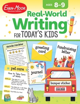 Paperback Real-World Writing for Today's Kids, Ages 8 - 9 Workbook Book