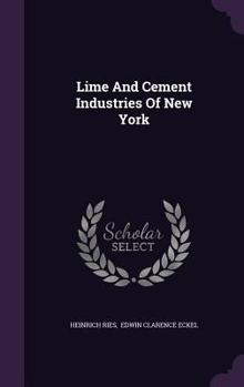 Hardcover Lime and Cement Industries of New York Book