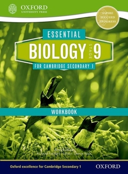 Spiral-bound Essential Biology for Cambridge Secondary 1 Stage 9 Workbook Book