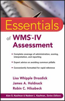 Paperback Essentials of WMS-IV Assessment Book