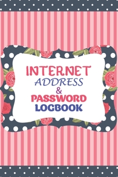 Paperback Internet Address & Password Logbook: A Small Password Logbook for Senior Men Book