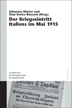 Hardcover Der Kriegseintritt Italiens Im Mai 1915 [German] Book