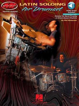 Paperback Latin Soloing for Drumset Book/Online Audio [With CD] Book