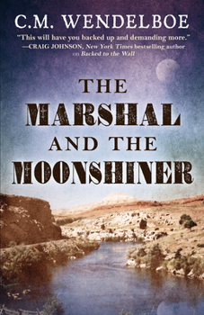 Paperback The Marshal and the Moonshiner [Large Print] Book